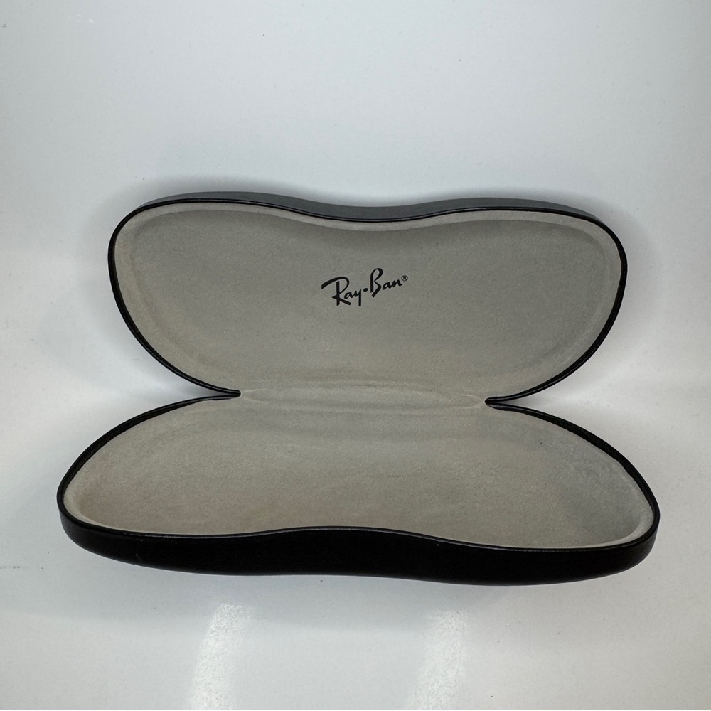 Ray Ban Rayban Clamshell Hard Case Black Eyeglasses Sunglasses Storage